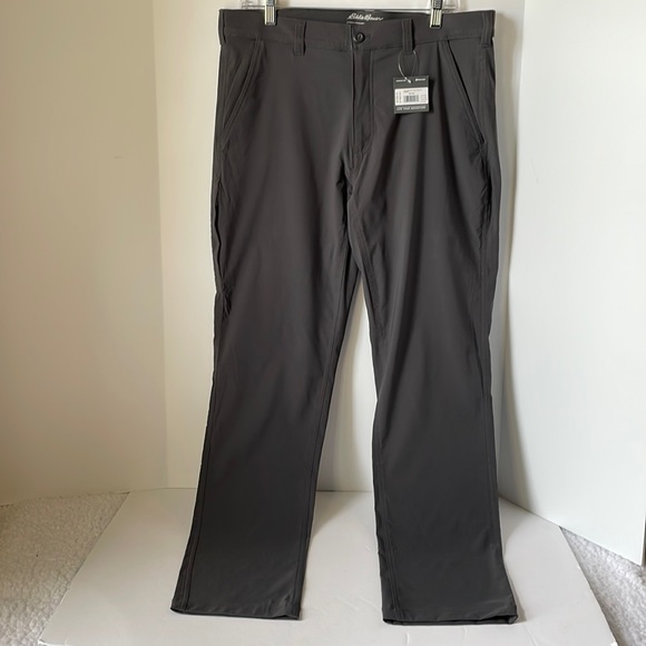 Eddie Bauer Men's 36x34 Mr. Horizon Guide  Slim fit   Carbon Pants NWT - Picture 1 of 12